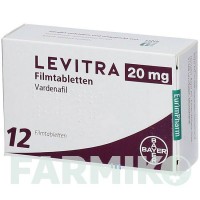 ЛЕВИТРА (LEVITRA) 20 мг таблетки 8 шт - Варденафил EURIMPHARM