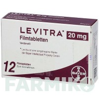 ЛЕВІТРА (LEVITRA) 20 мг таблетки 4 шт - Варденафіл KOHLPHARMA