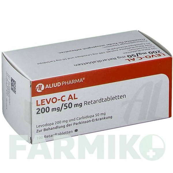 ЛЕВО (LEVO) 200 мг/50 мг таблетки 100 шт - Леводопа, Карбідопа ALIUD PHARMA