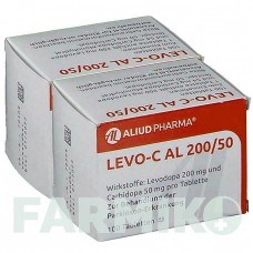 ЛЕВО (LEVO) 200 мг/50 мг таблетки 200 шт - Леводопа, Карбидопа ALIUD PHARMA
