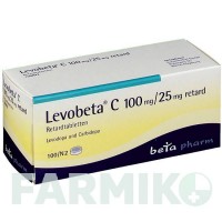 ЛЕВОБЕТА (LEVOBETA) 100 мг/25 мг таблетки 100 шт - Леводопа, Карбідопа BETAPHARM