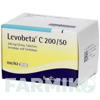 ЛЕВОБЕТА (LEVOBETA) 200/50 таблетки 100 шт - Леводопа, Карбідопа BETAPHARM
