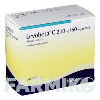 ЛЕВОБЕТА (LEVOBETA) 200 мг/50 мг таблетки 200 шт - Леводопа, Карбідопа BETAPHARM
