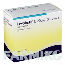ЛЕВОБЕТА (LEVOBETA) 200 мг/50 мг таблетки 200 шт - Леводопа, Карбідопа BETAPHARM