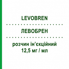 ЛЕВОБРЕН (LEVOBREN) 12,5 мг/мл розчин ін’єкційний 6 шт 2 мл - Левосульпірид NEOPHARMED GENTILI