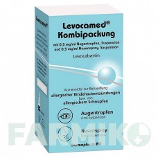 ЛЕВОКАМЕД (LEVOCAMED) 0,5 мг/мл 0,5 мг/мл пакет 1 шт - Левокабастин DERMAPHARM
