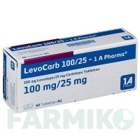 ЛЕВОКАРБ (LEVOCARB) 100/25 таблетки 60 шт - Леводопа, Карбідопа 1 A PHARMA