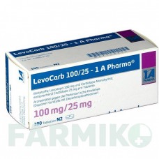 ЛЕВОКАРБ (LEVOCARB) 100/25 таблетки 100 шт - Леводопа, Карбідопа 1 A PHARMA