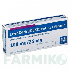 ЛЕВОКАРБ (LEVOCARB) 100/25 таблетки 30 шт - Леводопа, Карбідопа 1 A PHARMA