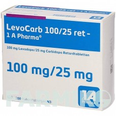 ЛЕВОКАРБ (LEVOCARB) 100/25 таблетки 200 шт - Леводопа, Карбідопа 1 A PHARMA