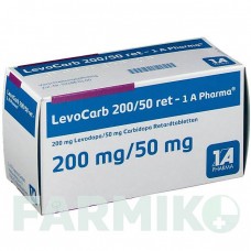 ЛЕВОКАРБ (LEVOCARB) 200/50 таблетки 60 шт - Леводопа, Карбідопа 1 A PHARMA