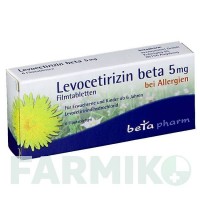 ЛЕВОЦЕТИРИЗИН (LEVOCETIRIZIN) 5 мг таблетки 6 шт - Левоцетиризин BETAPHARM