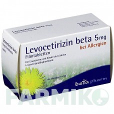 ЛЕВОЦЕТИРИЗИН (LEVOCETIRIZIN) 5 мг таблетки 100 шт - Левоцетиризин BETAPHARM