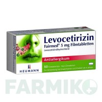ЛЕВОЦЕТИРИЗИН (LEVOCETIRIZIN) 5 мг таблетки 50 шт - Левоцетиризин HEUMANN PHARMA