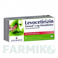 ЛЕВОЦЕТИРИЗИН (LEVOCETIRIZIN) 5 мг таблетки 50 шт - Левоцетиризин HEUMANN PHARMA