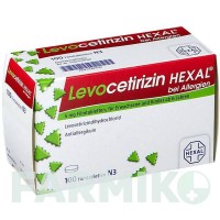 ЛЕВОЦЕТИРИЗИН (LEVOCETIRIZIN) 5 мг таблетки 100 шт - Левоцетиризин HEXAL