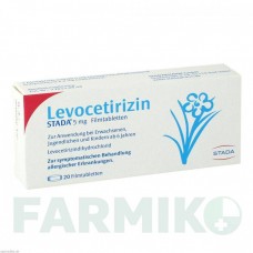 ЛЕВОЦЕТИРИЗИН (LEVOCETIRIZIN) 5 мг таблетки 20 шт - Левоцетиризин STADA