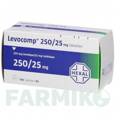 ЛЕВОКОМП (LEVOCOMP) 250/25 мг таблетки 100 шт - Леводопа, Карбидопа HEXAL