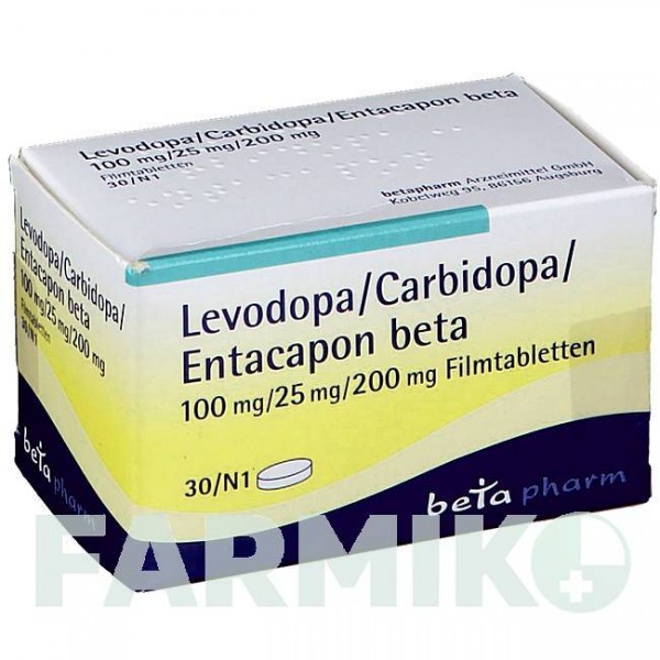 ЛЕВОДОПА (LEVODOPA) 100/25/200 таблетки 30 шт - Леводопа, Карбідопа, Ентакапон BETAPHARM
