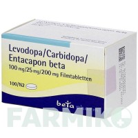 ЛЕВОДОПА (LEVODOPA) 100/25/200 таблетки 100 шт - Леводопа, Карбідопа, Ентакапон BETAPHARM