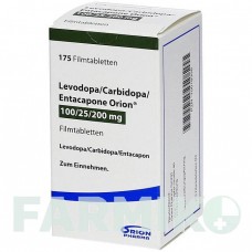 ЛЕВОДОПА (LEVODOPA) 100/25/200 таблетки 175 шт - Леводопа, Карбідопа, Ентакапон ORION