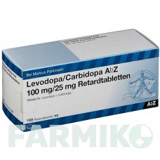 ЛЕВОДОПА (LEVODOPA) 100/25 мг таблетки 100 шт - Леводопа, Карбідопа ABZ PHARMA