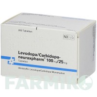 ЛЕВОДОПА (LEVODOPA) 100/25 мг таблетки 200 шт - Леводопа, Карбідопа NEURAXPHARM