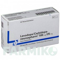 ЛЕВОДОПА (LEVODOPA) 100/25 мг таблетки 60 шт - Леводопа, Карбідопа NEURAXPHARM