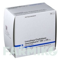 ЛЕВОДОПА (LEVODOPA) 100/25 мг таблетки 200 шт - Леводопа, Карбідопа NEURAXPHARM