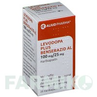 ЛЕВОДОПА (LEVODOPA) 100 мг/25 мг капсулы 20 шт - Леводопа, Бенсеразид ALIUD PHARMA