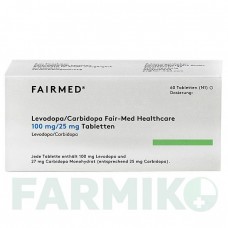 ЛЕВОДОПА (LEVODOPA) 100 мг/25 мг таблетки 60 шт - Леводопа, Карбидопа FAIRMED HEALTHCARE