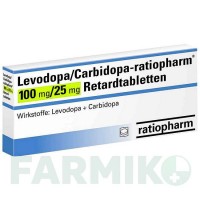 ЛЕВОДОПА (LEVODOPA) 100 мг/25 мг таблетки 60 шт - Леводопа, Карбидопа RATIOPHARM