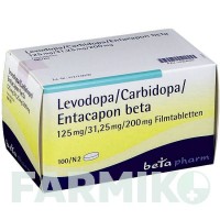 ЛЕВОДОПА (LEVODOPA) 125/31,25/200 таблетки 100 шт - Леводопа, Карбідопа, Ентакапон BETAPHARM