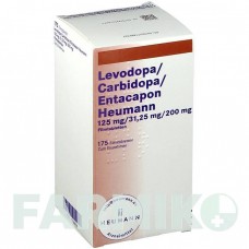 ЛЕВОДОПА (LEVODOPA) 125/31,25/200 таблетки 175 шт - Леводопа, Карбидопа, Энтакапон HEUMANN PHARMA