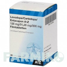 ЛЕВОДОПА (LEVODOPA) 125/31,25/200 мг таблетки 30 шт - Леводопа, Карбідопа, Ентакапон ABZ PHARMA