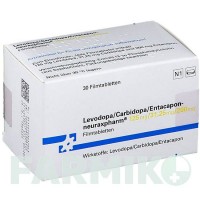 ЛЕВОДОПА (LEVODOPA) 125/31,25/200 таблетки 30 шт - Леводопа, Карбідопа, Ентакапон NEURAXPHARM