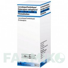 ЛЕВОДОПА (LEVODOPA) 125/31,25/200 таблетки 175 шт - Леводопа, Карбідопа, Ентакапон RATIOPHARM