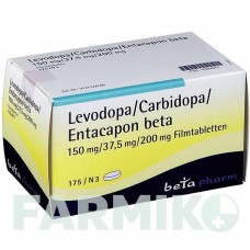 ЛЕВОДОПА (LEVODOPA) 150/37,5/200 таблетки 175 шт - Леводопа, Карбідопа, Ентакапон BETAPHARM
