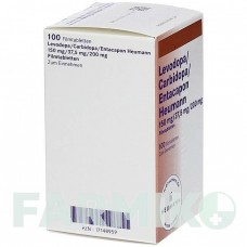 ЛЕВОДОПА (LEVODOPA) 150/37,5/200 таблетки 100 шт - Леводопа, Карбідопа, Ентакапон HEUMANN PHARMA