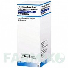 ЛЕВОДОПА (LEVODOPA) 150/37,5/200 таблетки 30 шт - Леводопа, Карбідопа, Ентакапон RATIOPHARM