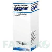 ЛЕВОДОПА (LEVODOPA) 150/37,5/200 таблетки 175 шт - Леводопа, Карбідопа, Ентакапон RATIOPHARM