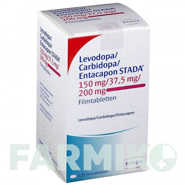 ЛЕВОДОПА (LEVODOPA) 150/37,5/200 таблетки 175 шт - Леводопа, Карбидопа, Энтакапон STADAPHARM