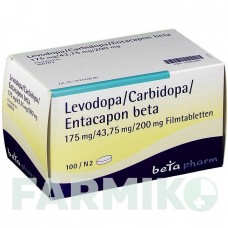 ЛЕВОДОПА (LEVODOPA) 175/43,75/200 таблетки 100 шт - Леводопа, Карбідопа, Ентакапон BETAPHARM