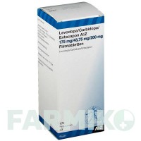 ЛЕВОДОПА (LEVODOPA) 175/43,75/200 мг таблетки 100 шт - Леводопа, Карбідопа, Ентакапон ABZ PHARMA