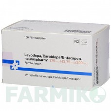 ЛЕВОДОПА (LEVODOPA) 175/43,75/200 таблетки 100 шт - Леводопа, Карбідопа, Ентакапон NEURAXPHARM