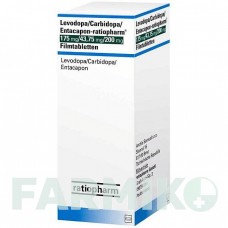 ЛЕВОДОПА (LEVODOPA) 175/43,75/200 таблетки 30 шт - Леводопа, Карбідопа, Ентакапон RATIOPHARM