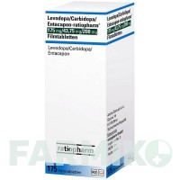 ЛЕВОДОПА (LEVODOPA) 175/43,75/200 таблетки 175 шт - Леводопа, Карбидопа, Энтакапон RATIOPHARM