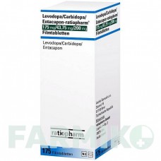 ЛЕВОДОПА (LEVODOPA) 175/43,75/200 таблетки 175 шт - Леводопа, Карбідопа, Ентакапон RATIOPHARM