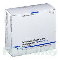 ЛЕВОДОПА (LEVODOPA) 200/50 мг таблетки 200 шт - Леводопа, Карбидопа NEURAXPHARM