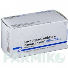 ЛЕВОДОПА (LEVODOPA) 200/50 мг таблетки 60 шт - Леводопа, Карбідопа NEURAXPHARM